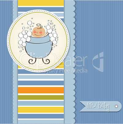 baby boy shower card