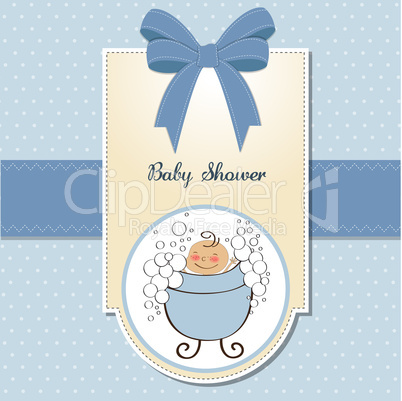 baby boy shower card