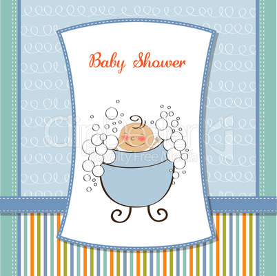 baby boy shower card