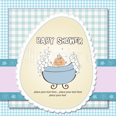 baby boy shower card