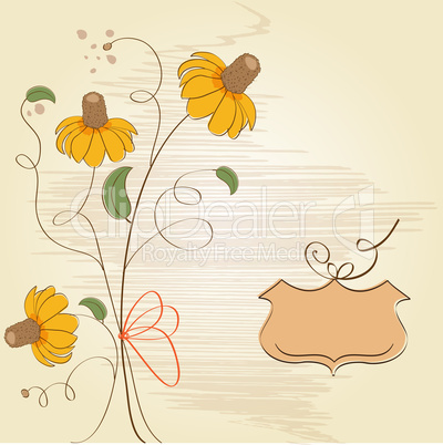 romantic flowers background