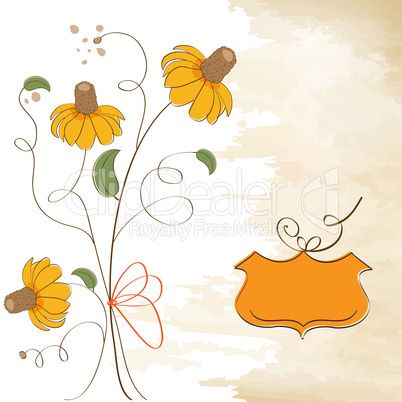 romantic flowers background