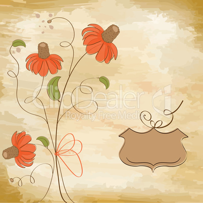 romantic flowers background