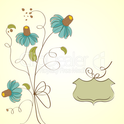 romantic flowers background