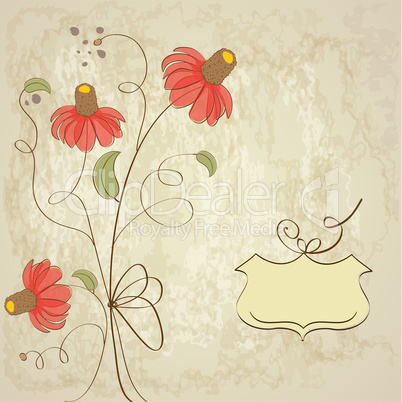 romantic flowers background