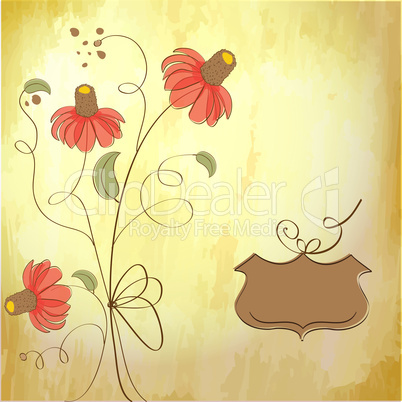 romantic flowers background