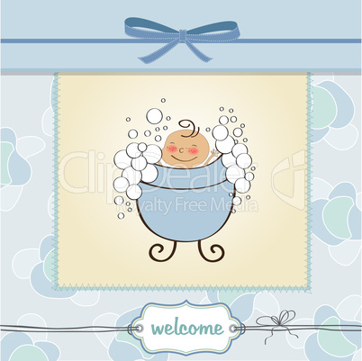 baby boy shower card