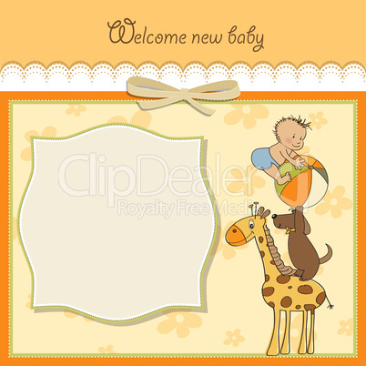 baby shower card