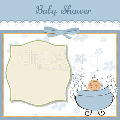 baby boy shower card