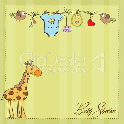 baby boy shower card