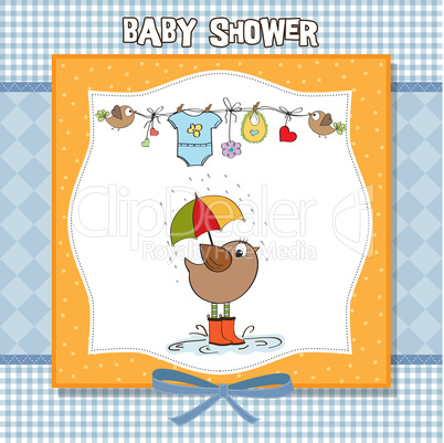 baby boy shower card