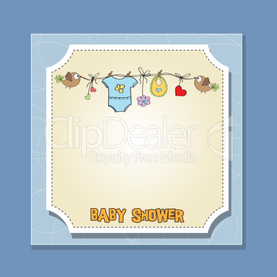 baby boy shower card