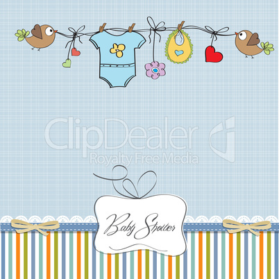 baby boy shower card