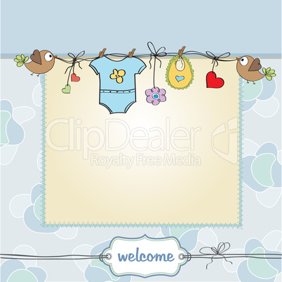 baby boy shower card