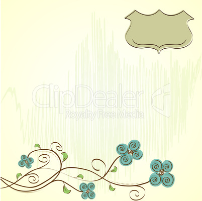 romantic flowers background