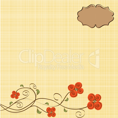 romantic flowers background