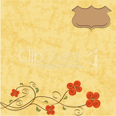 romantic flowers background