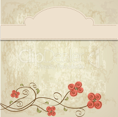 romantic flowers background