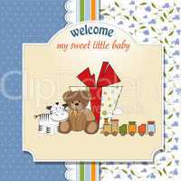 birthday greeting card with presents