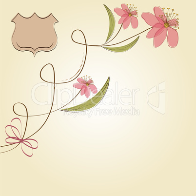 seamless pattern background with flowers