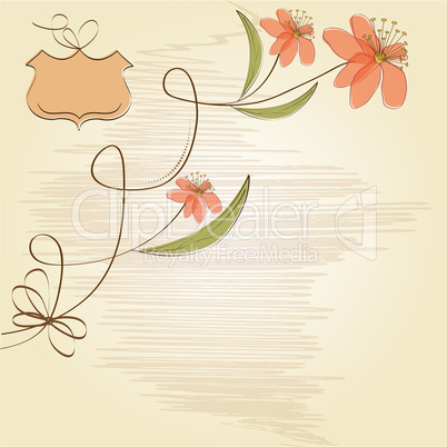 seamless pattern background with flowers