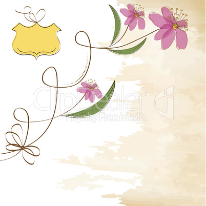 seamless pattern background with flowers