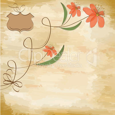 seamless pattern background with flowers