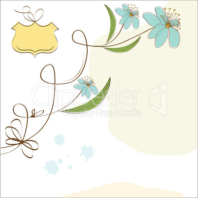 seamless pattern background with flowers