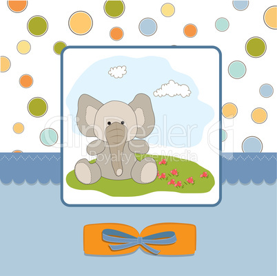 new baby boy announcement card