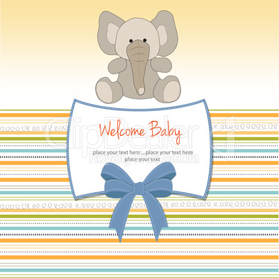 new baby arrived card