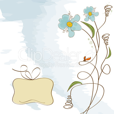 romantic flowers background