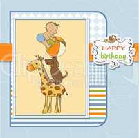 funny cartoon birthday greeting card