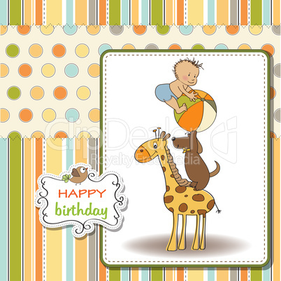 funny cartoon birthday greeting card