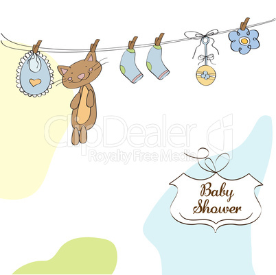 Baby shower invitation card