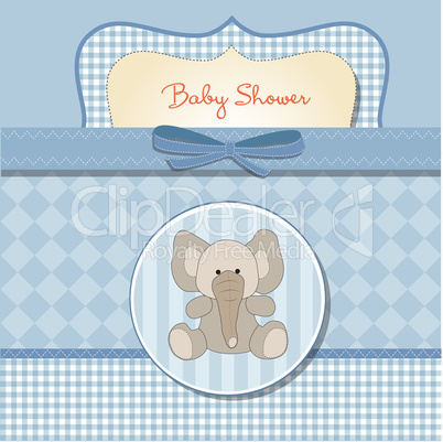 new baby boy announcement card