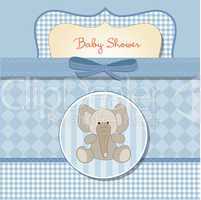 new baby boy announcement card