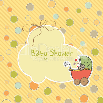 delicate baby shower card