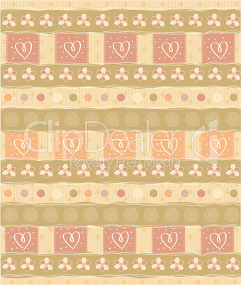 Beautiful and vintage seamless background