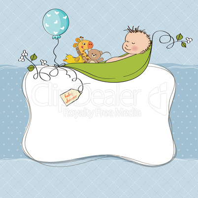 baby boy shower card