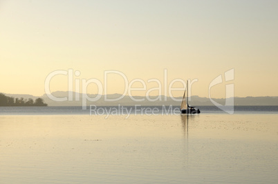 Boot auf dem Chiemsee