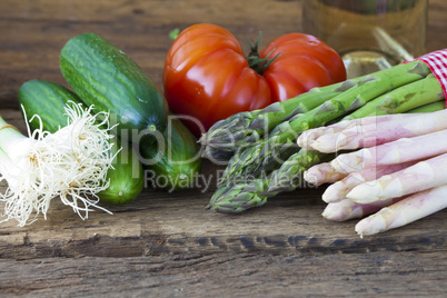 Neues Gemüse vom Markt