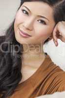 Portrait Beautiful Young Asian Chinese Woman