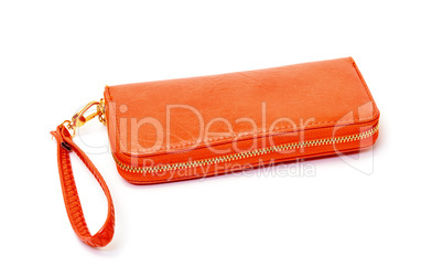 New Orange Leather Wallet