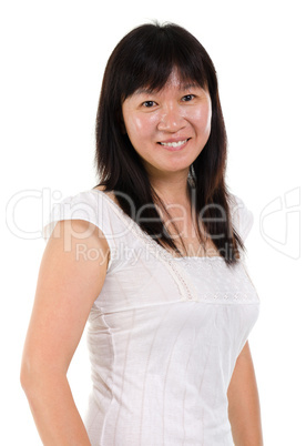 Asian mature woman