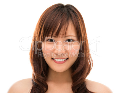 Face closeup Asian
