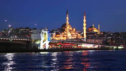 An Istanbul night in blue