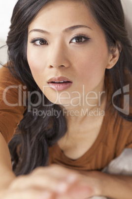 Beautiful Chinese Asian Woman Reaching to Camera