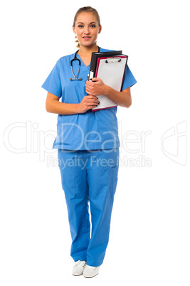 Elegant medical professional in uniform