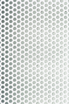 Perforated metal grid texture