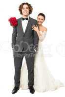 Wedding couple, bride and groom
